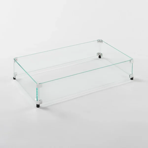 Rectangular Glass Wind Guard